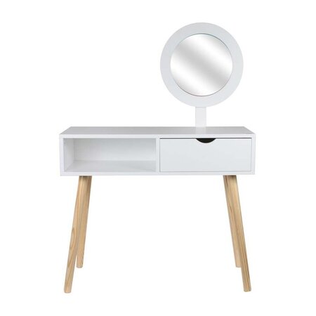 Coiffeuse scandinave en bois Aurore