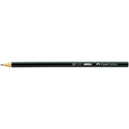 Crayon papier '1111' mine 2 mm 2b noir x 12 faber-castell