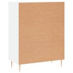 vidaXL Buffet blanc 69 5x34x90 cm bois d'ingénierie