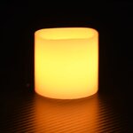 vidaXL Bougie électrique à LED 100 Pièces Blanc chaud