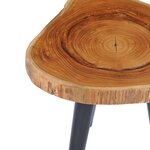 vidaXL Table basse 40x45 cm Teck solide