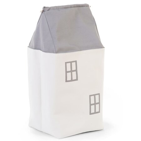 Childhome boîte de rangement de jouets gris et blanc cassé