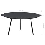 vidaXL Plaque de gril Ø44 cm Fonte