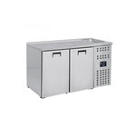Refroidisseur de boissons - 2 portes & evier - combisteel - r290 - acier inoxydable21550 mmpleine/battante 1950x700x950mm