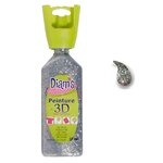 Peinture Diam's 3D 37 ml Pailleté Argenté