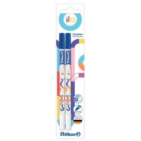 Effaceur d'encre ilo  pointe biseautée  blister pelikan