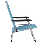 Bo-Camp Chaise de plage Copa Rio Lyon Bleu