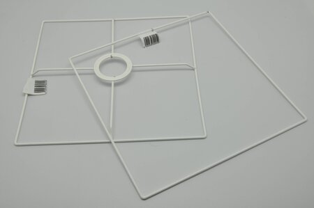 Ens. abat-jour Suspension pyramide base carrée 20-30 cm