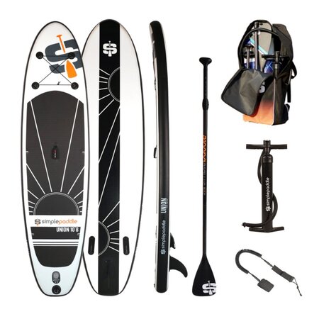 Paddle gonflable union 10'8 32'' 6" (320 x 81 x 15 cm) avec pagaie  leash  pompe et sac de transport