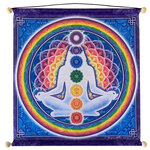 Étendard à suspendre chakras 37 cm