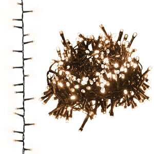 vidaXL Guirlande à LED compacte avec 400 LED Blanc chaud 13 m PVC
