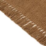 vidaXL Tapis avec glands 180x250 cm Jute