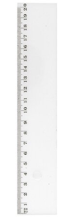 Règle plate antitache Graduée 200 mm en plastique JPC