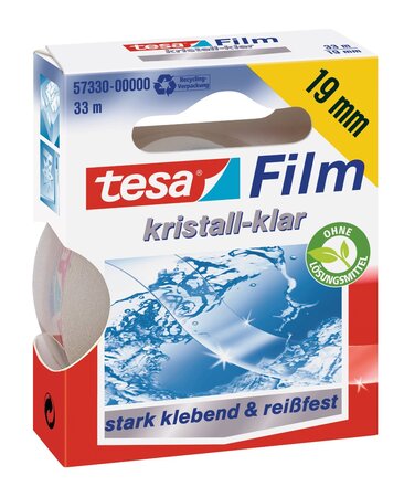 Ruban adhésif cristallin 19 mm x 33 m TESA