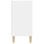 vidaXL Buffet Blanc 103 5x35x70 cm Aggloméré