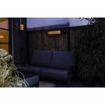 Sunred Chauffage mural de patio Royal Diamond Smart Dark 2500W Carbone
