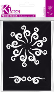 Pochoir adhésif Celtic Soleil 7x10 cm