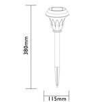 Luxform Lampe de jardin à LED solaire intelligente Pulsar 10 lm