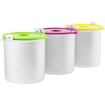 H.KoeNIG BO318 - Trois bols 1 L pour turbine a glace HF180