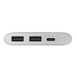 Batterie portable samsung 10000 mah - fast charge usb-a  usb-c - silver