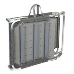 Bo-Camp Lit de camping pliable Florence Gris
