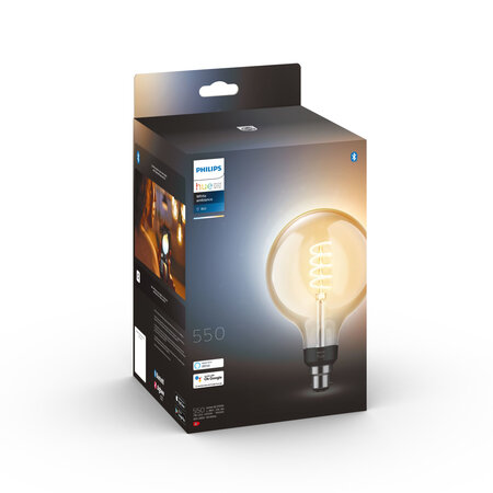 Philips hue ampoule white ambiance globe giant filament b22x1