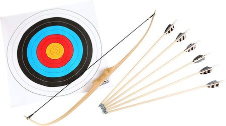 Jeu De Tir - Lot D'Arc - 30 Pouces - Coloris Aléatoire