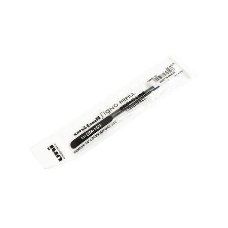 Recharge pour roller um153 encre gel signo broad umr10 pointe large 1mm noir x 12 uni-ball