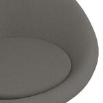 vidaXL Chaises à manger lot de 6 gris foncé velours