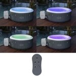 Bestway spa gonflable - lay-z-spa bali - 2 / 4 places - ronde - diametre 180 x 66 cm  120 jets d'air