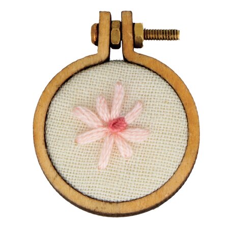 10 pendentifs ronds à broder 2 4 cm