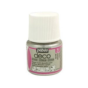 Peinture acrylique d'extérieur multi-surfaces - Argent - 45 ml