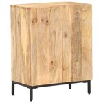 vidaXL Buffet 60x35x77 cm Bois de manguier massif