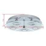 Plafonnier rond led eglo cabo