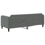 vidaXL Lit de repos gris foncé 80x200 cm tissu