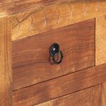 vidaXL Buffet 63 x 30 x 75 cm Bois d'acacia massif