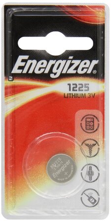 Blister de 1 Pile Lithium CR 1225 ENERGIZER