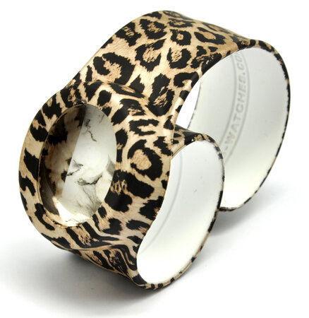 Bracelet de montre classic waterprint leopard
