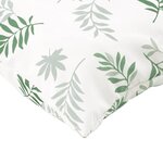vidaXL Coussins de palette 3 Pièces motif de feuilles tissu Oxford