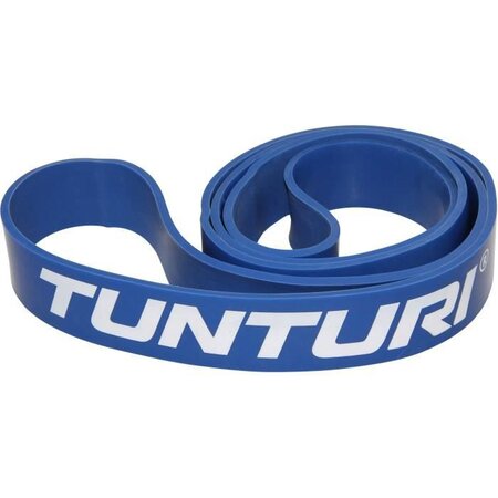 TUNTURI Bande de force powerband dur pour musculation bleu
