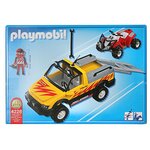 PLAYMOBIL - Pick up & Quad de Course - Rouge