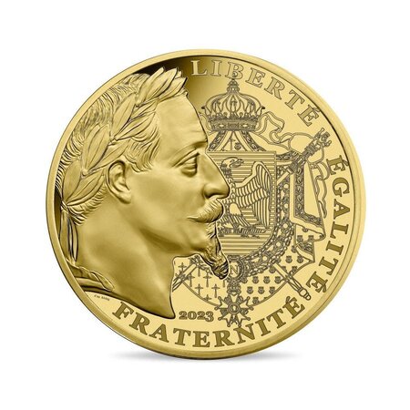 Ors de France - le Napoléon III - monnaie de 250€ or - qualité bu millésime 2023