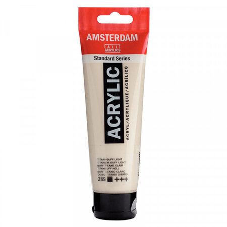 Peinture acrylique en tube - buff titane clair - 120ml - amsterdam
