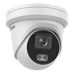 Caméra de surveillance colorvu et acusense 2.0 4mp h265+ hikvision ds-2cd2347g2-l vision couleur de nuit 30 mètres