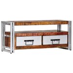 vidaXL Meuble TV 90 x 30 x 40 cm Bois de récupération massif