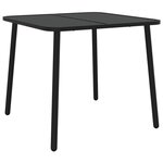 vidaXL Ensemble de salle à manger de jardin 3 Pièces anthracite acier