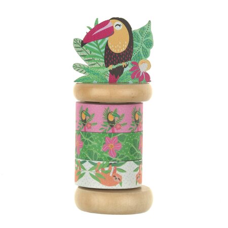 Mini Masking Tape 3x15 Mm Tropical Green - Draeger paris