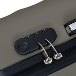 vidaXL Valise rigide Anthracite ABS