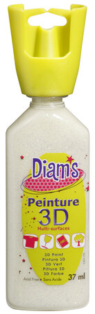 Peinture Diam's 3D 37 ml Phosphorescent et paillettes