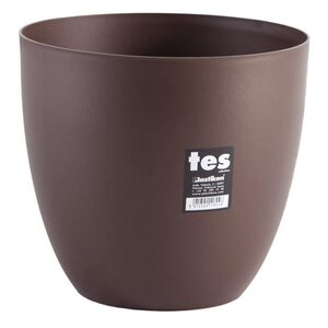 PLASTIKEN Pot de fleurs bol Tes - 22 cm - Bronze
